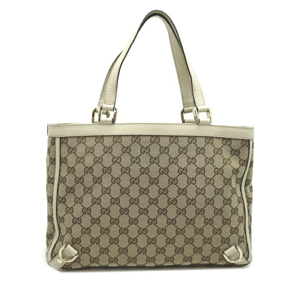 GUCCI Abby Tote Bag 170004 GG Canvas Ivory - Picture 2 of 10